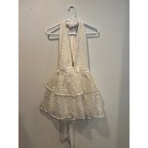 Lucy in the sky Cream floral Dress